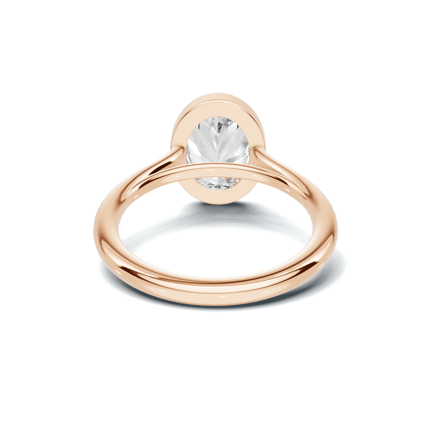 Sleek Modern Bezel Ring