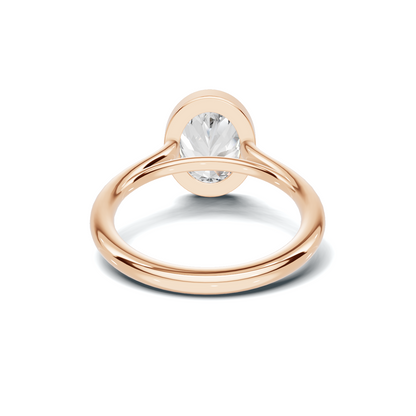 Sleek Modern Bezel Ring