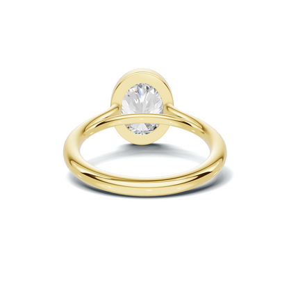 Sleek Modern Bezel Ring