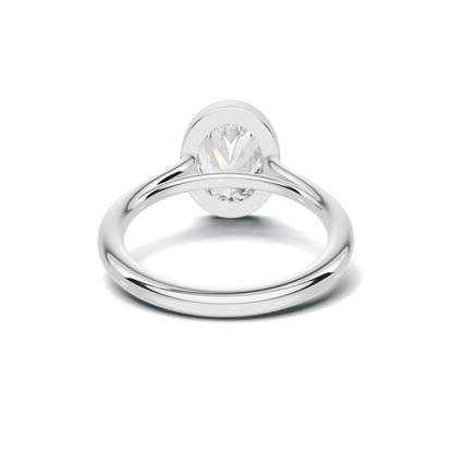 Sleek Modern Bezel Ring