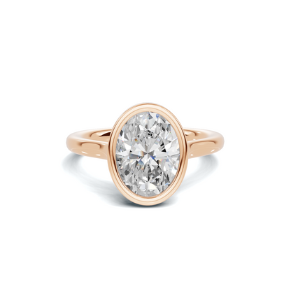 Sleek Modern Bezel Ring
