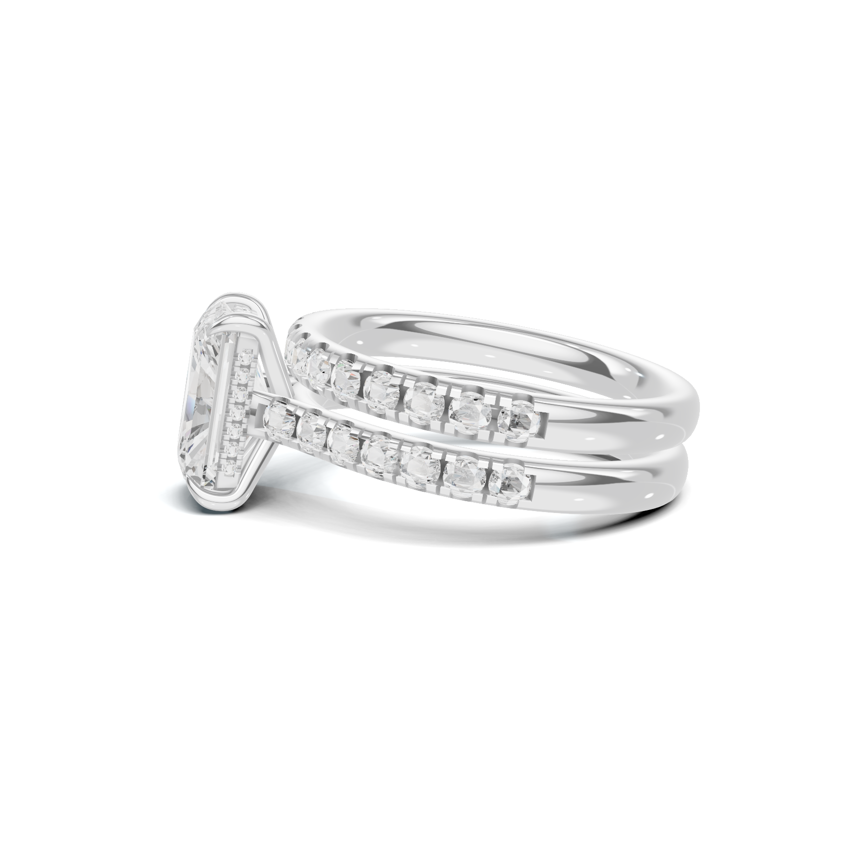 Sleek Stackable Bridal Ring
