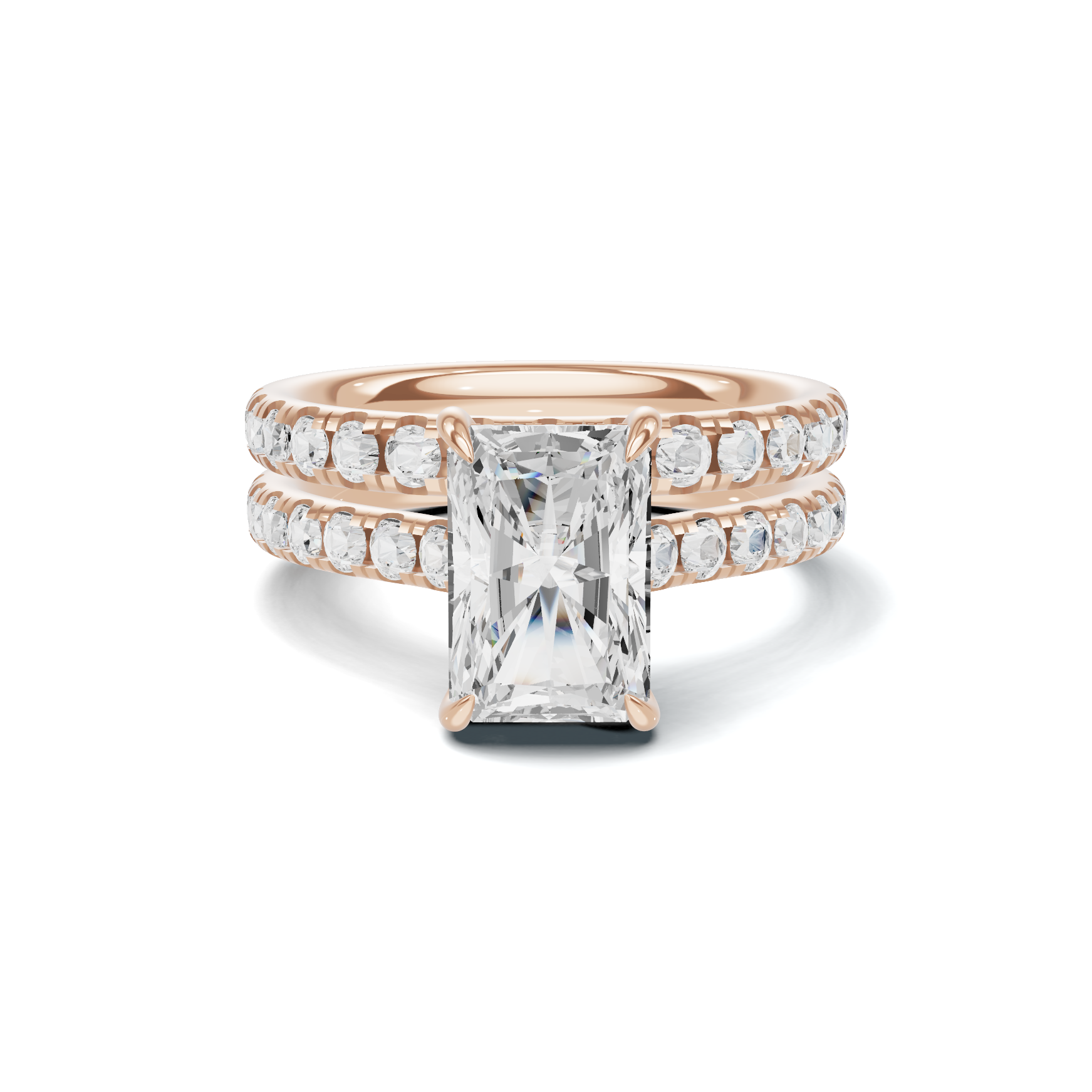 Sleek Stackable Bridal Ring