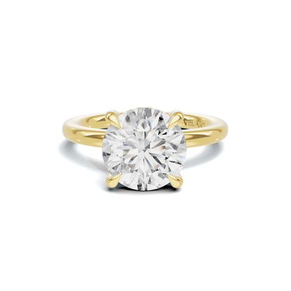 Solitaire Basket Ring