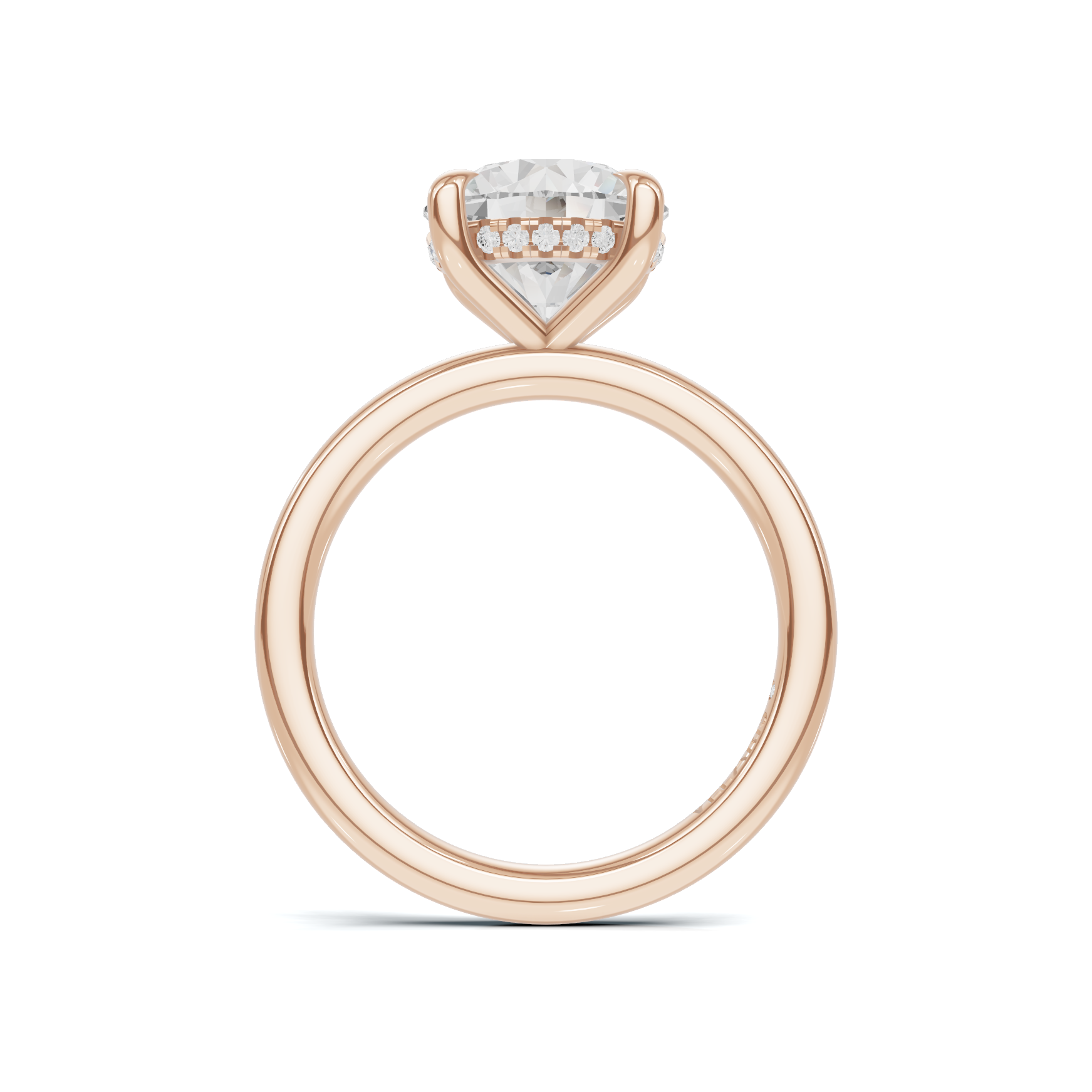 Solitaire Basket Ring