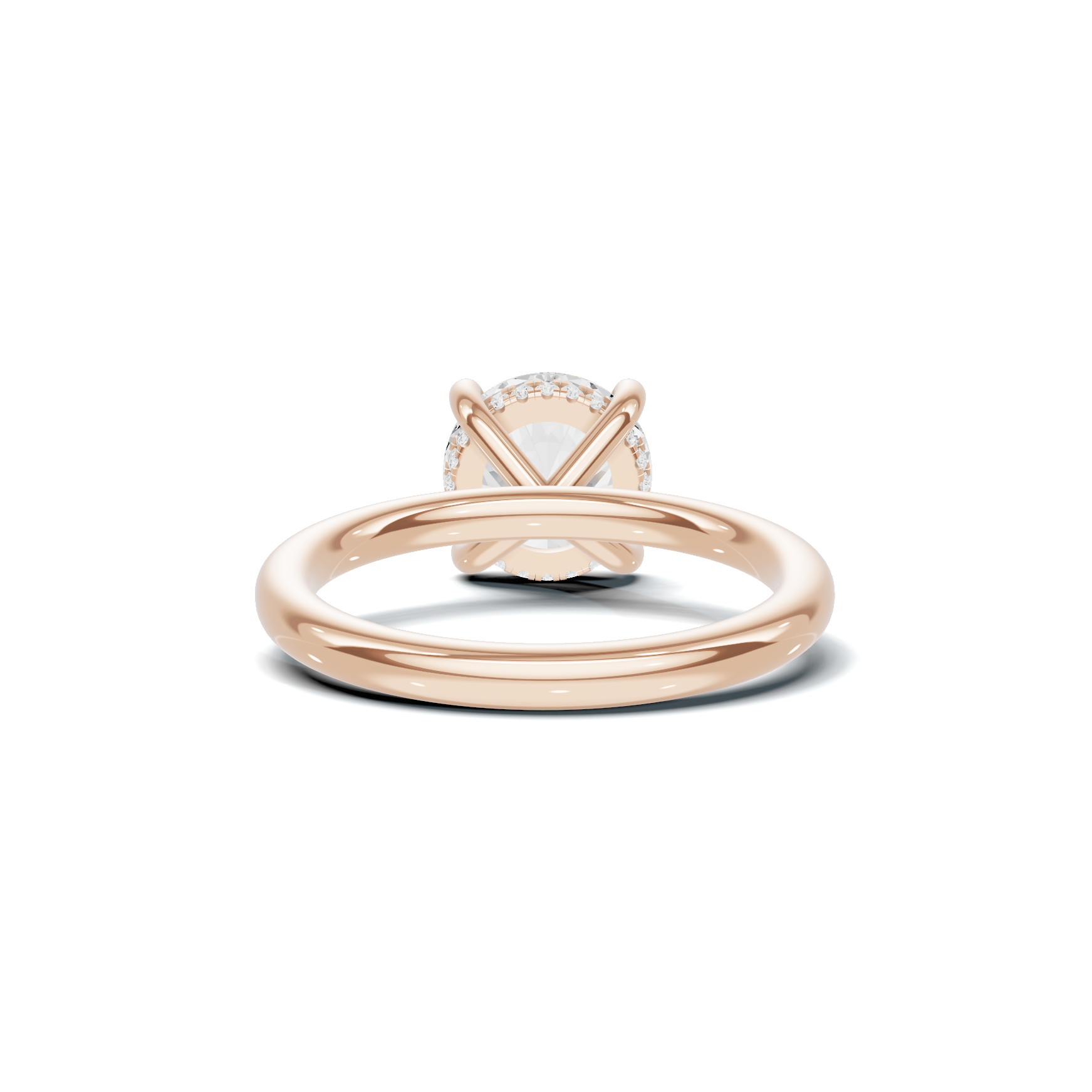 Solitaire Basket Ring