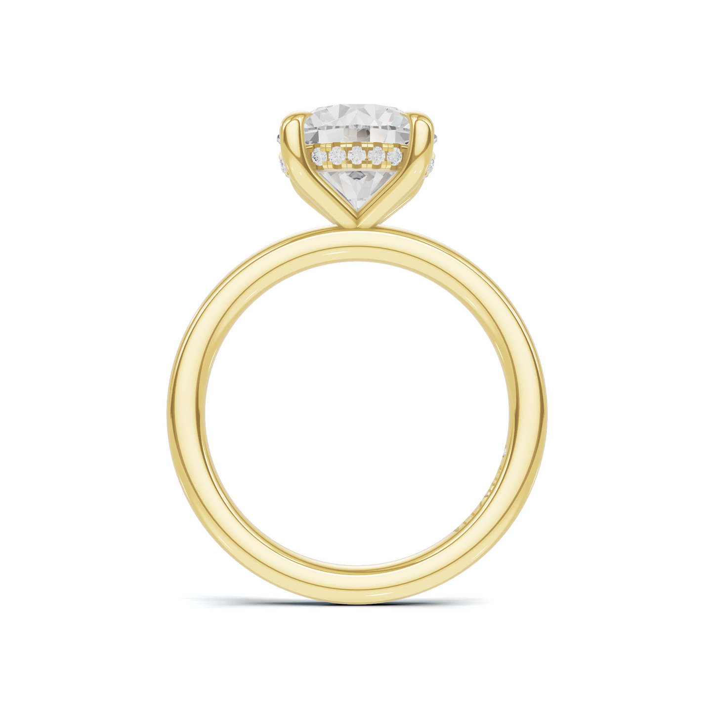 Solitaire Basket Ring