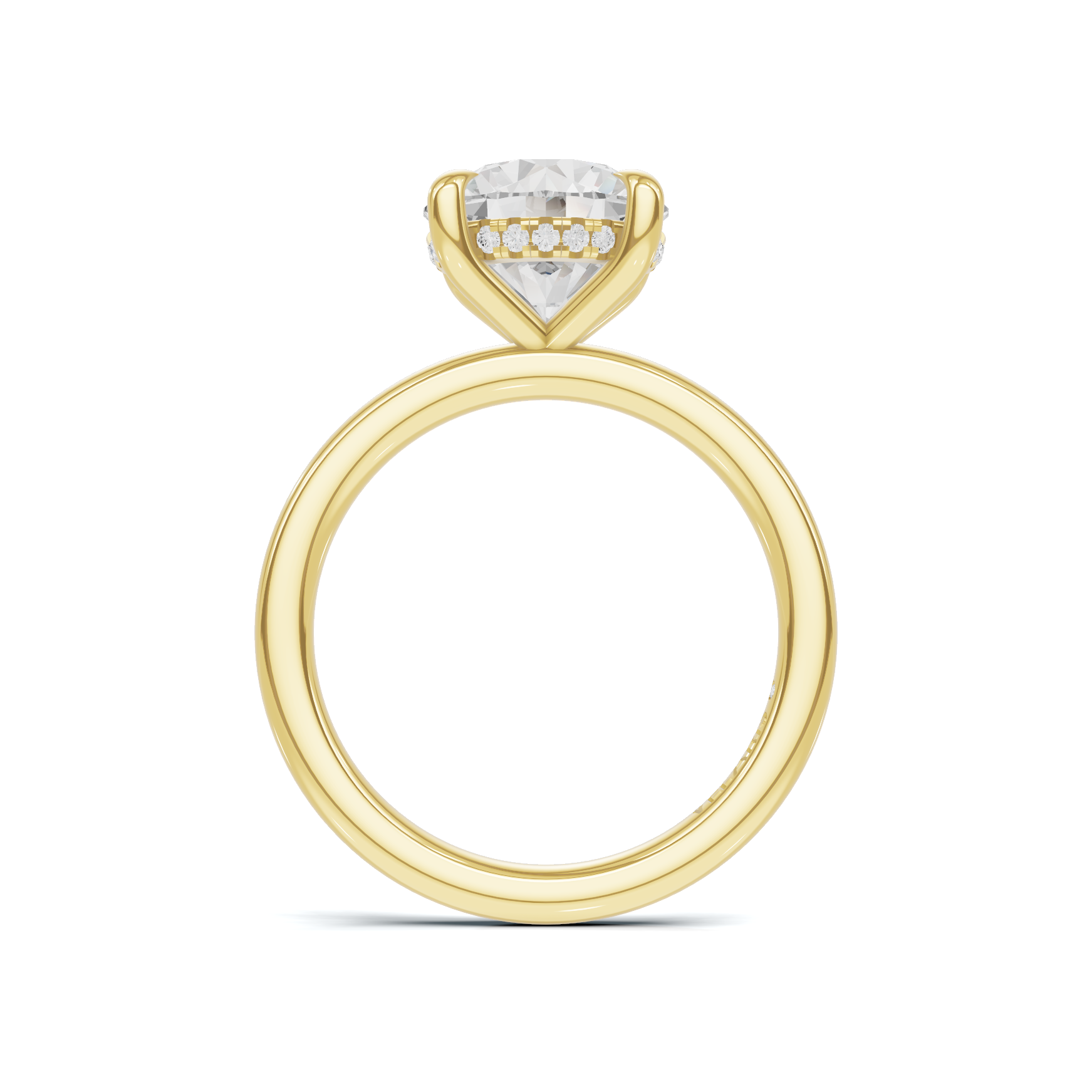 Solitaire Basket Ring