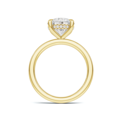 Solitaire Basket Ring