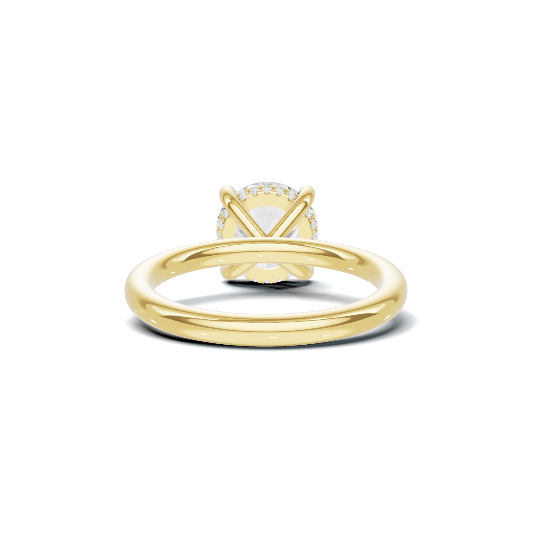 Solitaire Basket Ring
