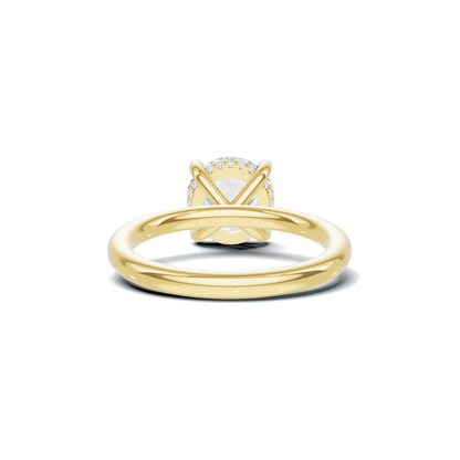 Solitaire Basket Ring