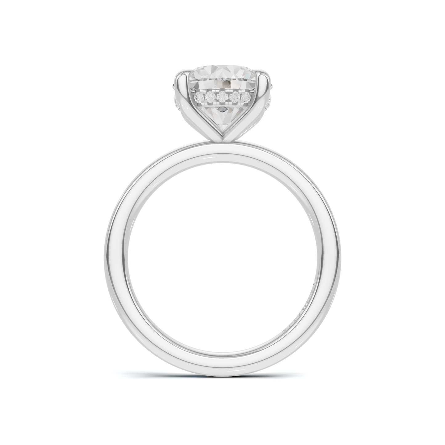 Solitaire Basket Ring