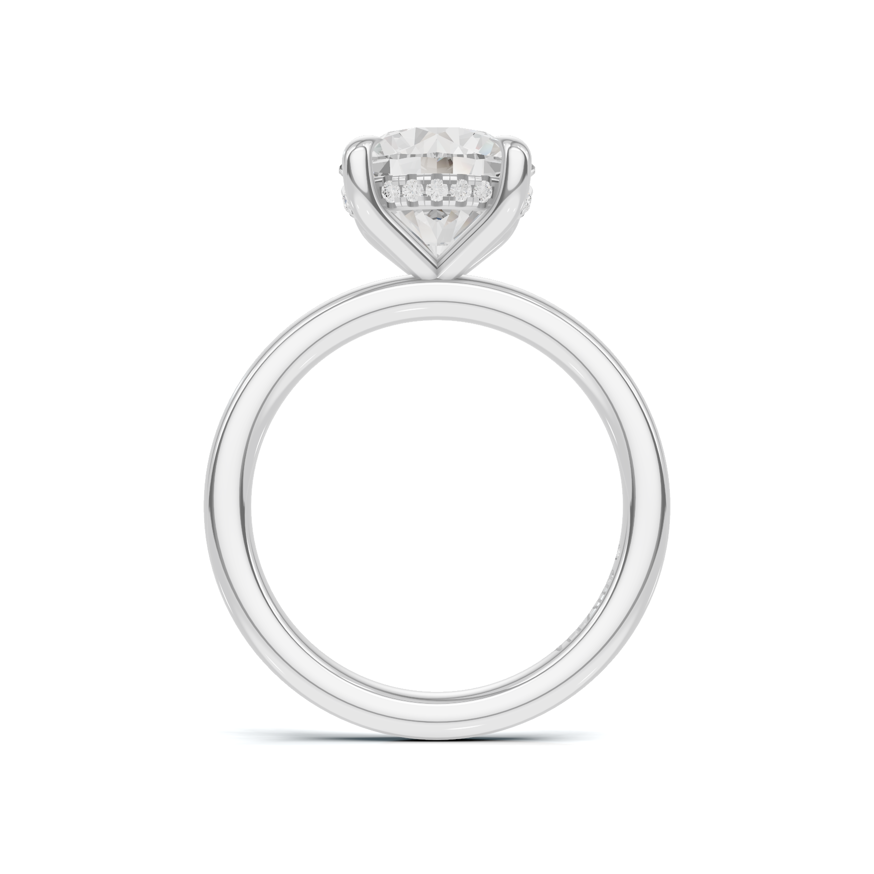 Solitaire Basket Ring