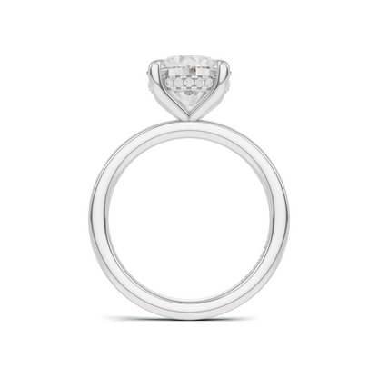 Solitaire Basket Ring