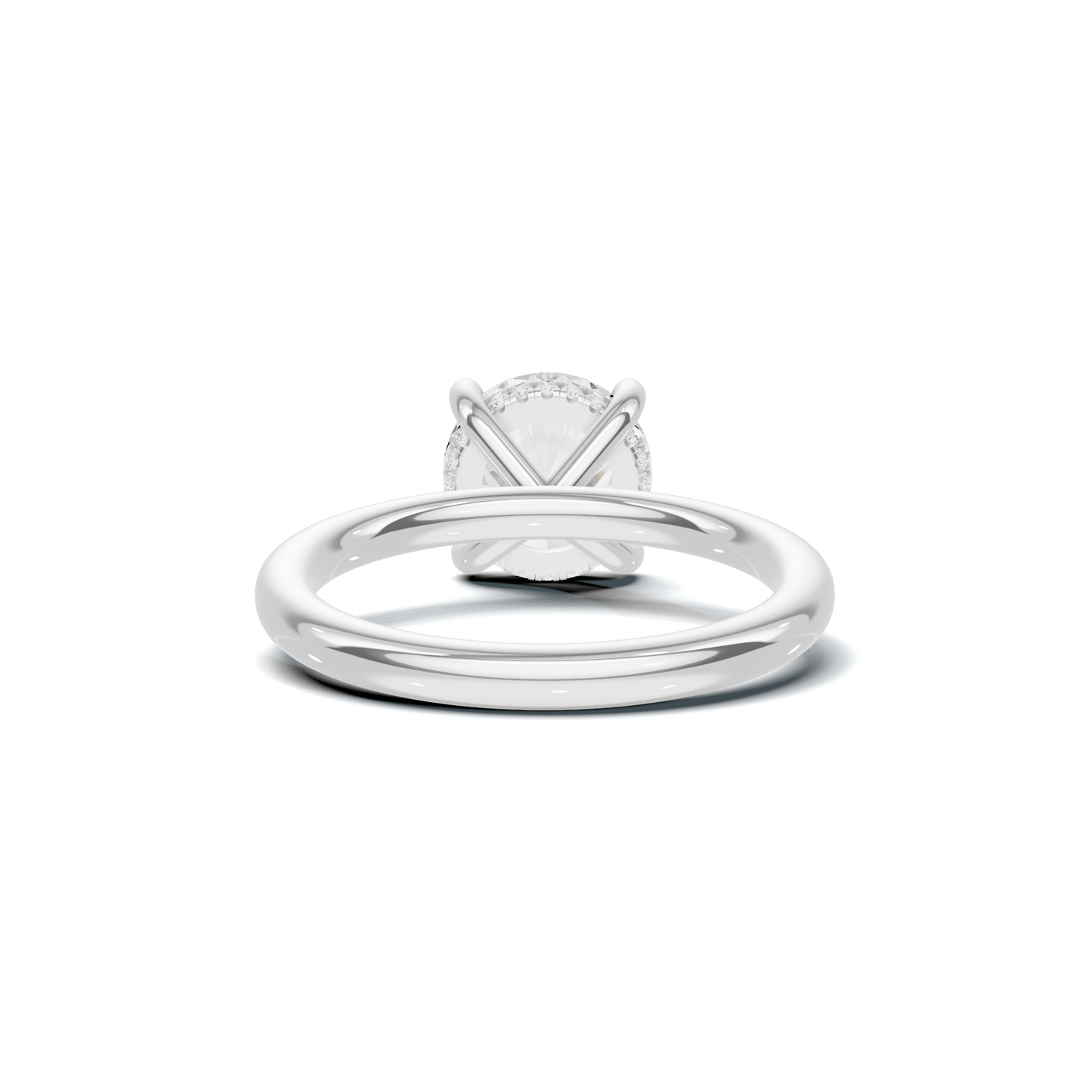 Solitaire Basket Ring