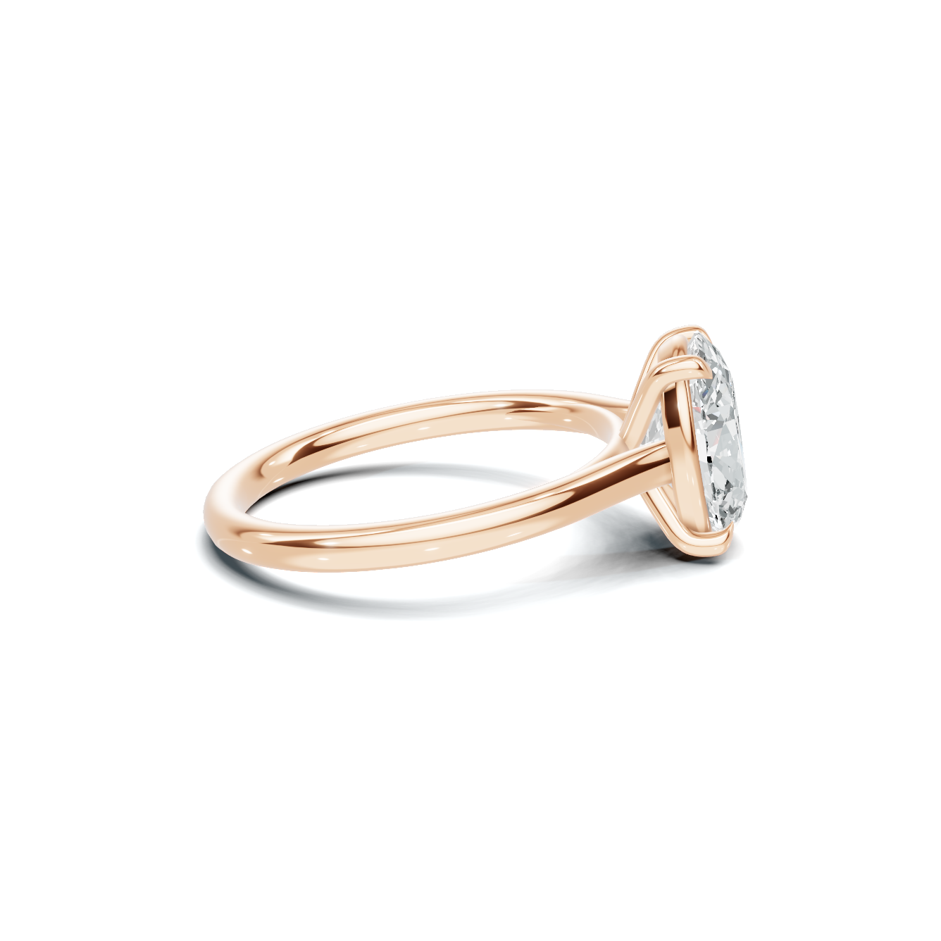 Solitaire Four Prong Ring
