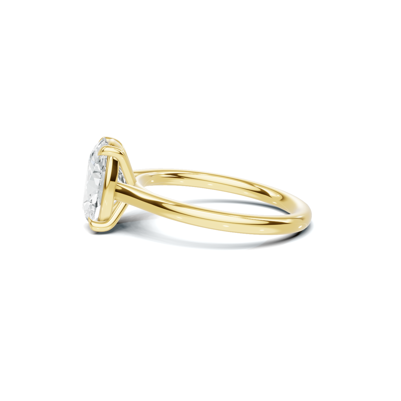 Solitaire Four Prong Ring