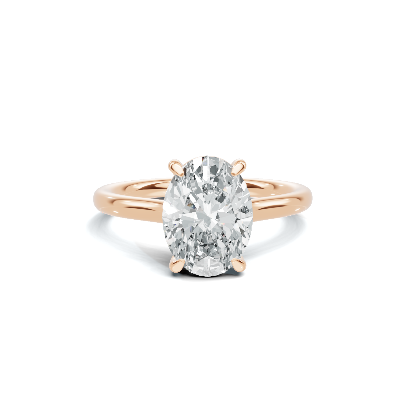 Solitaire Four Prong Ring