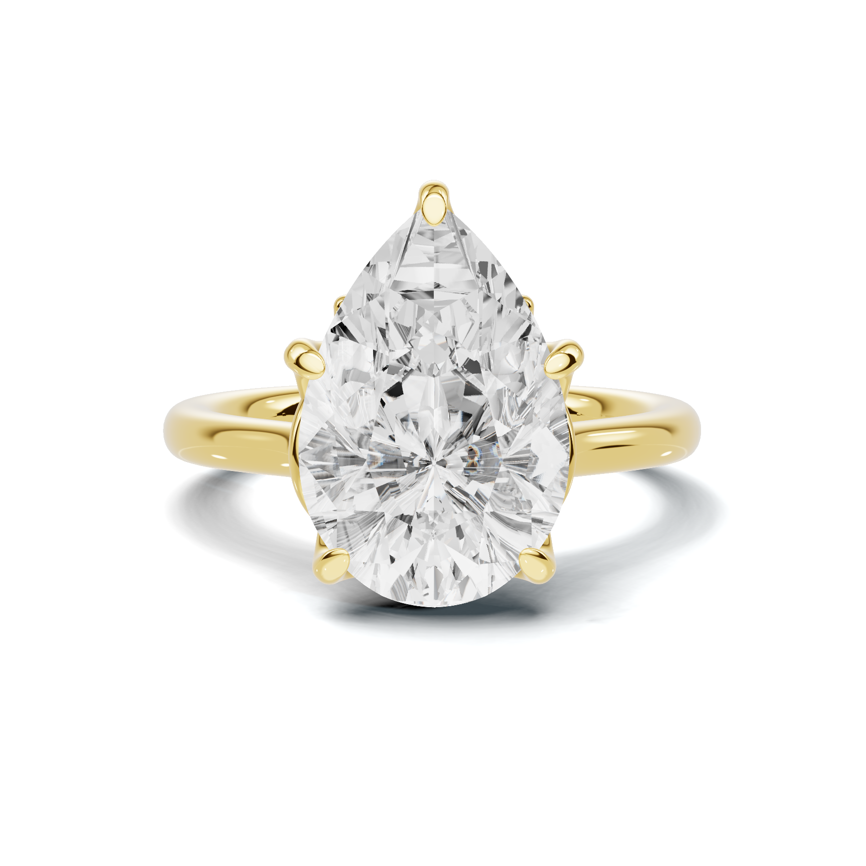 Solitaire Statement Ring