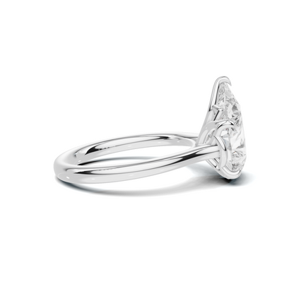 Solitaire Statement Ring