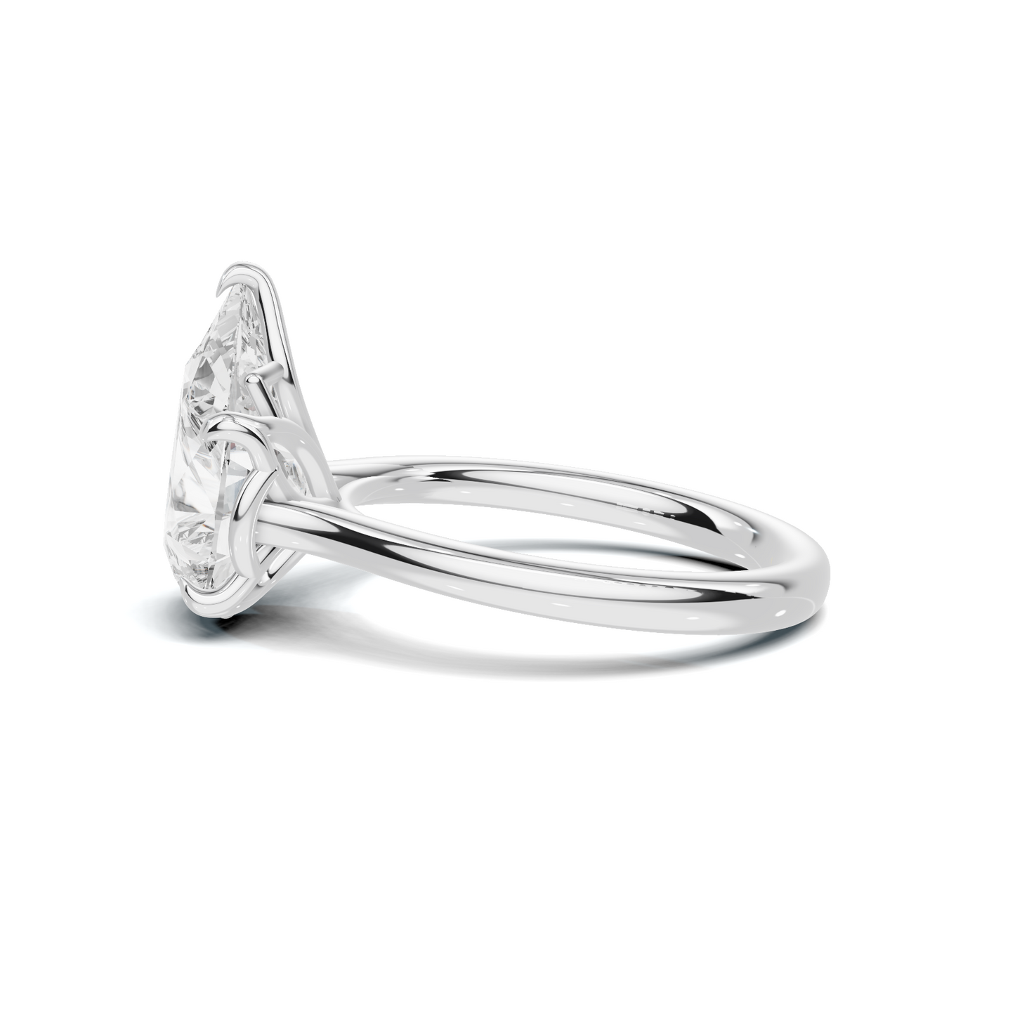 Solitaire Statement Ring