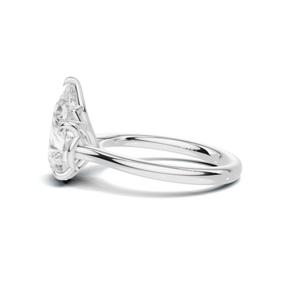 Solitaire Statement Ring