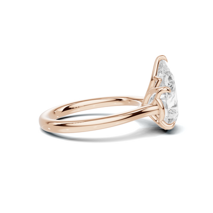 Solitaire Statement Ring