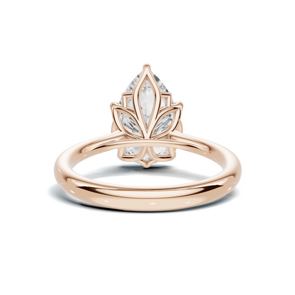 Solitaire Statement Ring