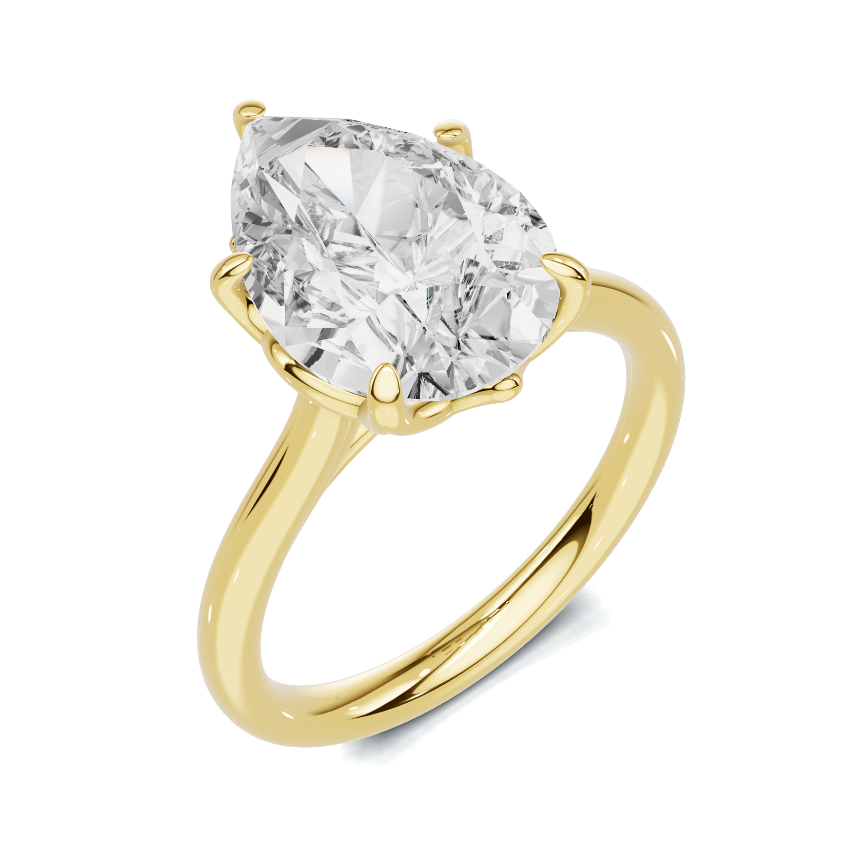 Solitaire Statement Ring