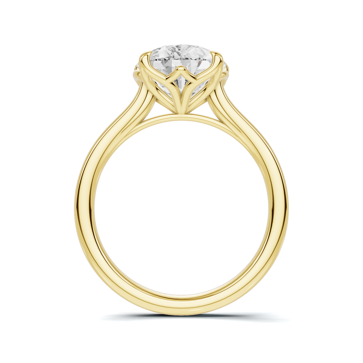 Solitaire Statement Ring