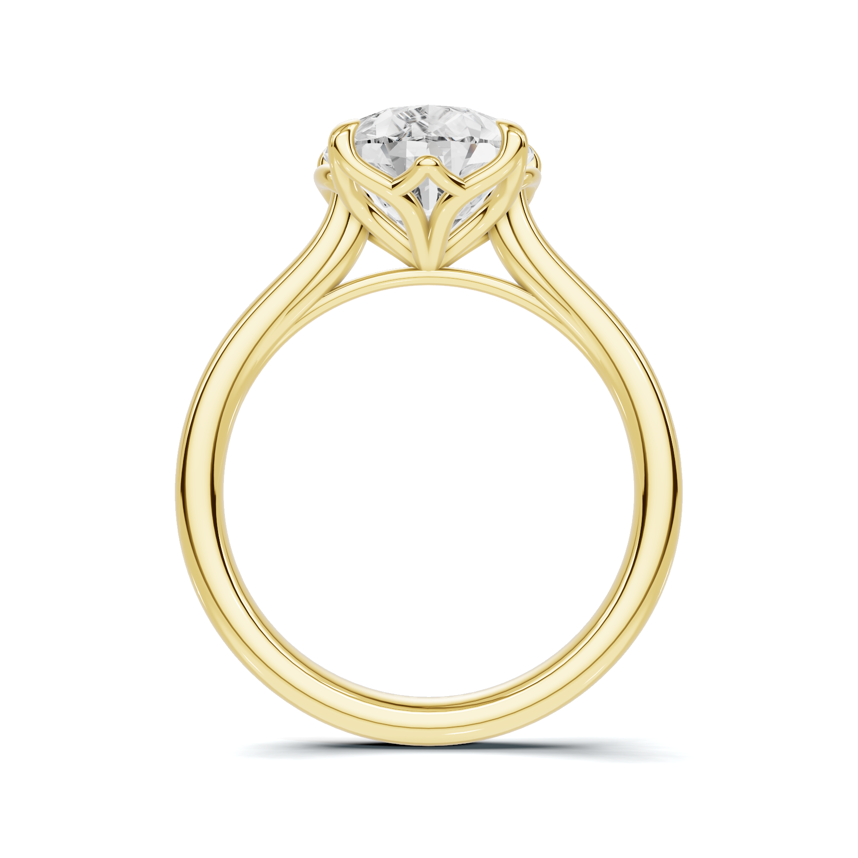 Solitaire Statement Ring