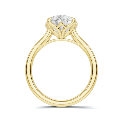 Solitaire Statement Ring