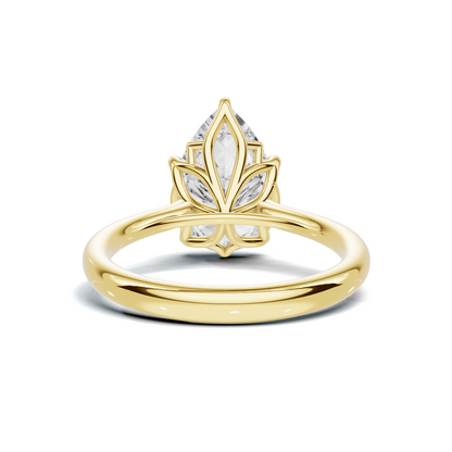 Solitaire Statement Ring