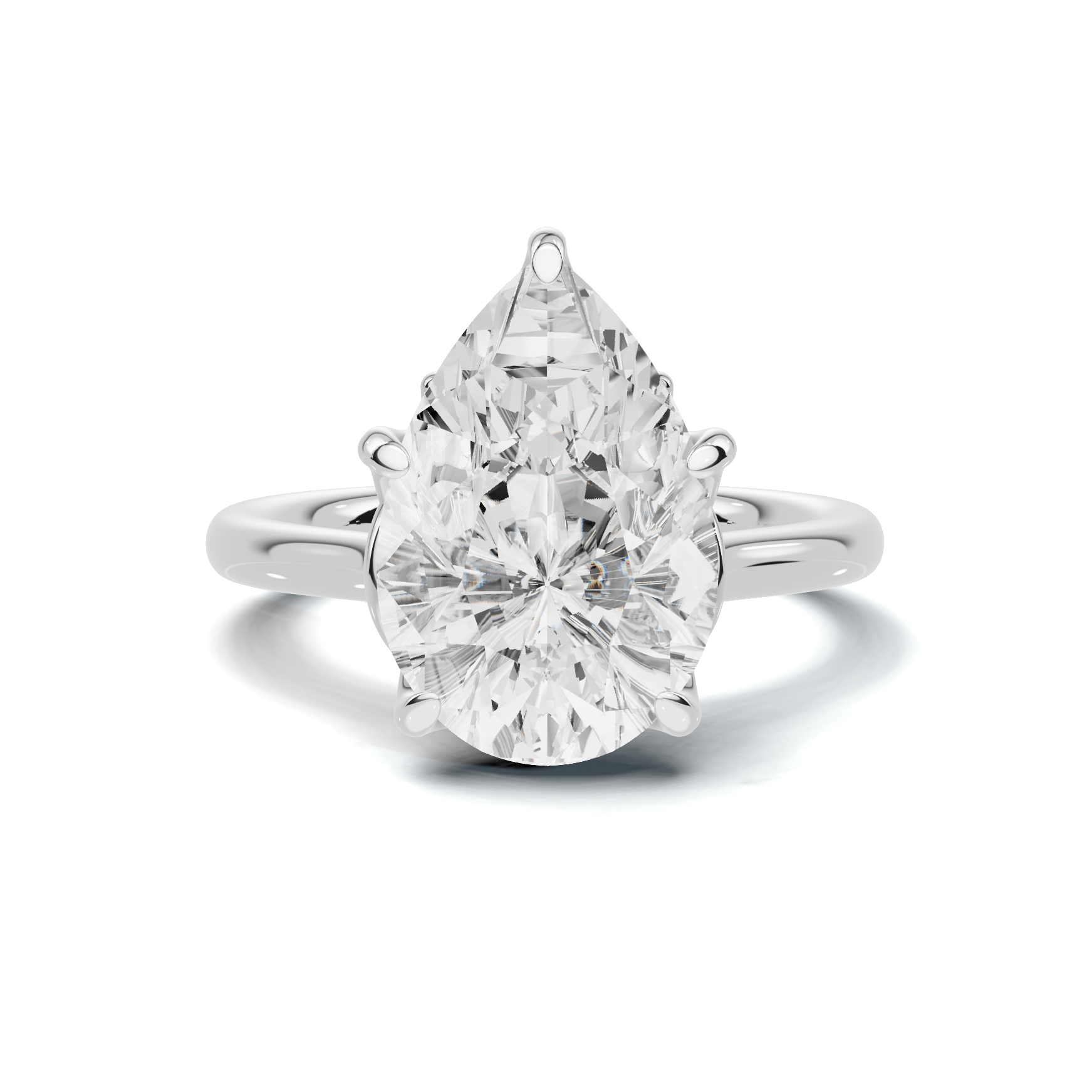 Solitaire Statement Ring