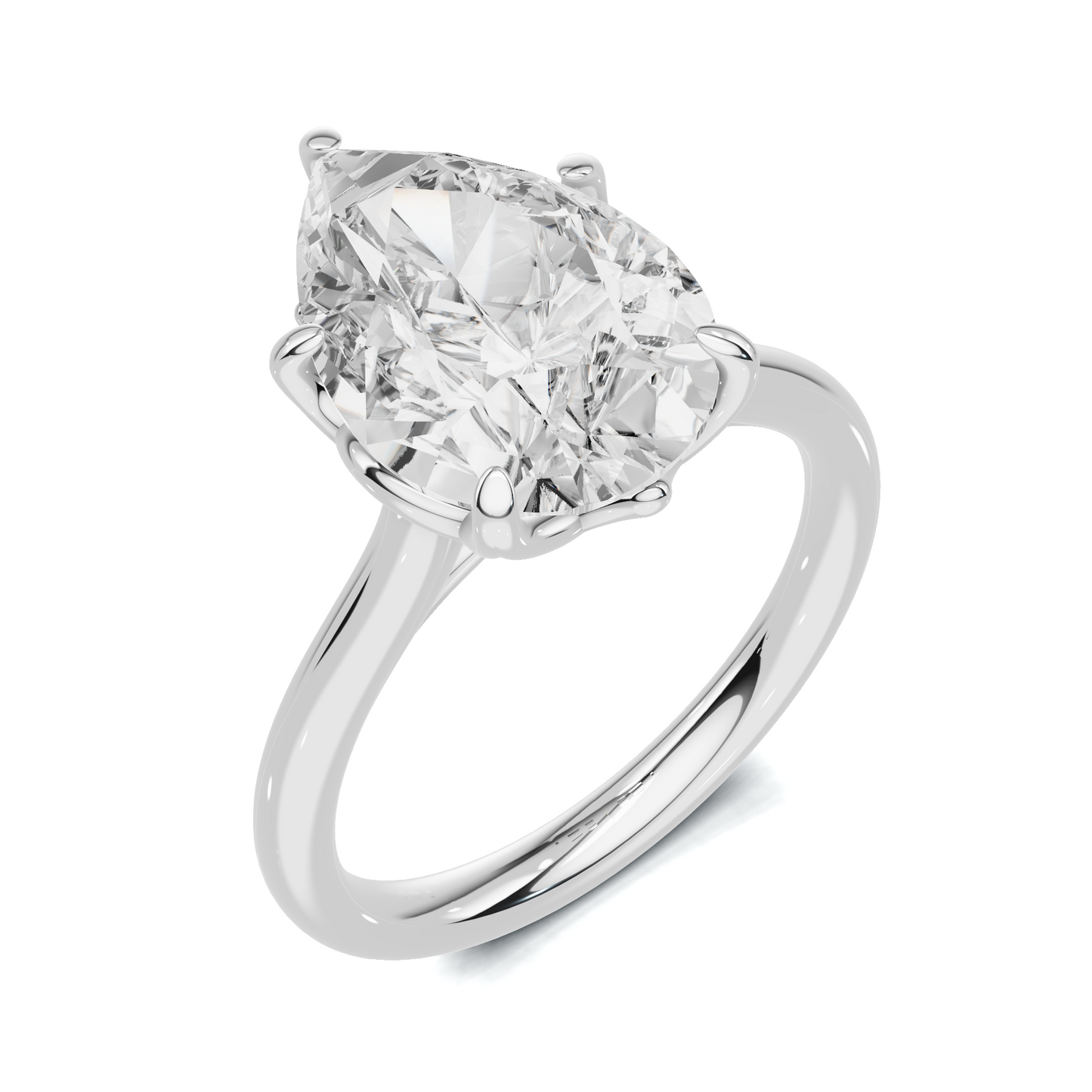 Solitaire Statement Ring