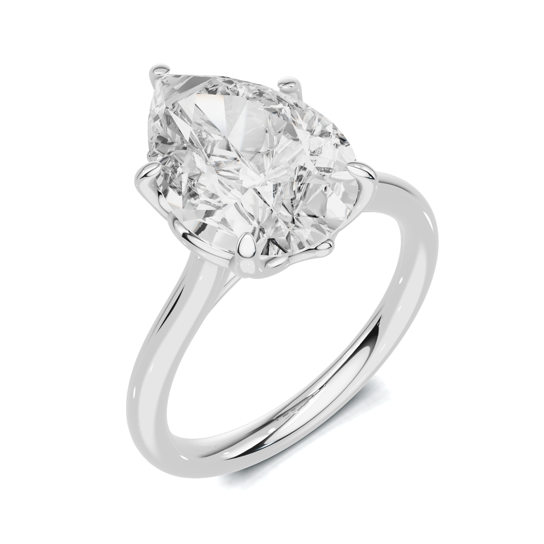 Solitaire Statement Ring