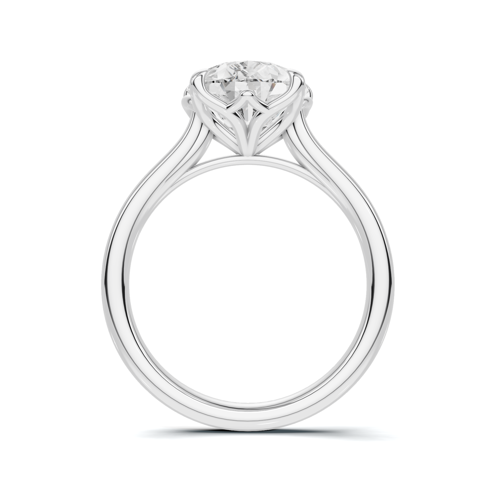 Solitaire Statement Ring