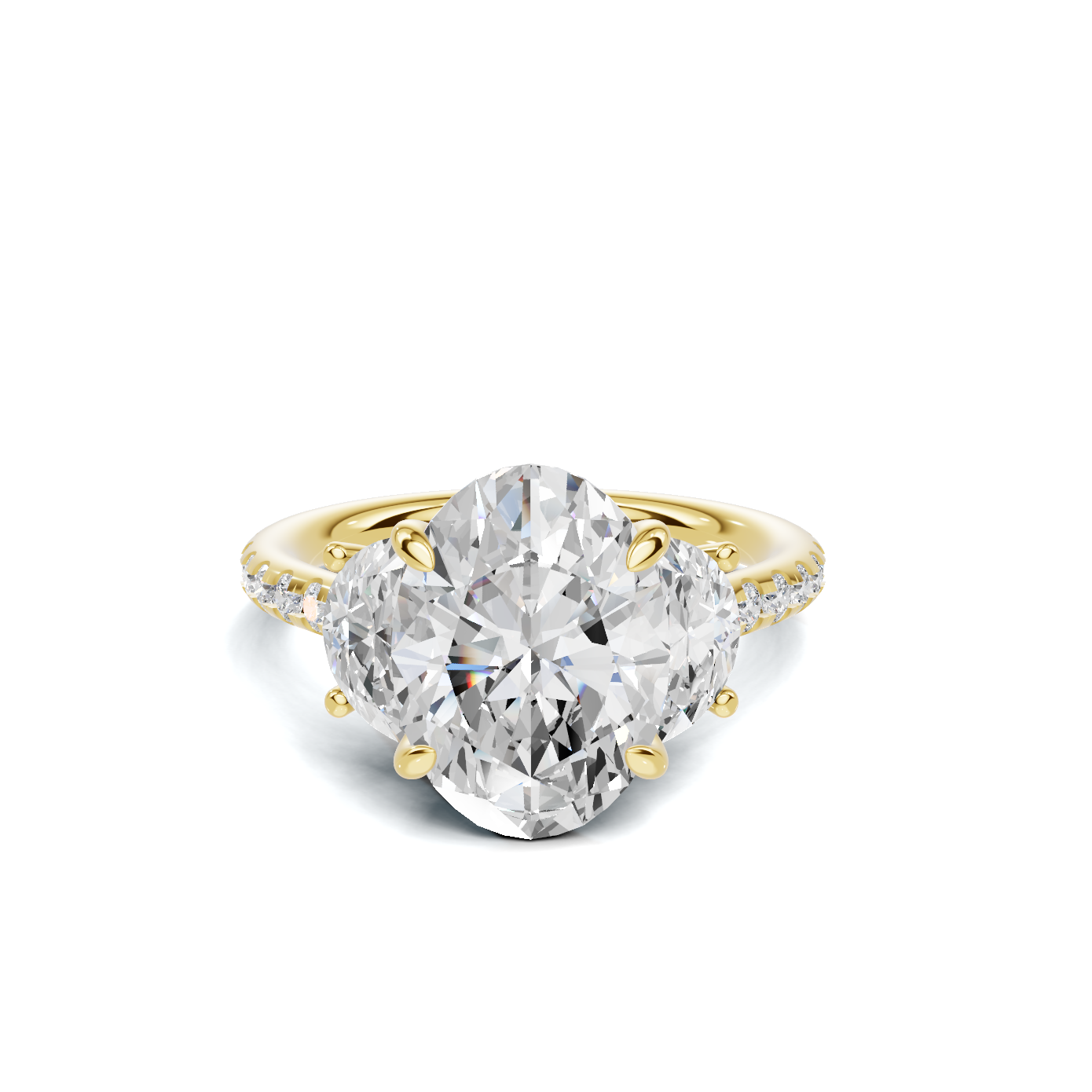 Sophisticated Half Moon Ring