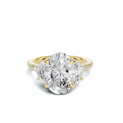 Sophisticated Half Moon Ring