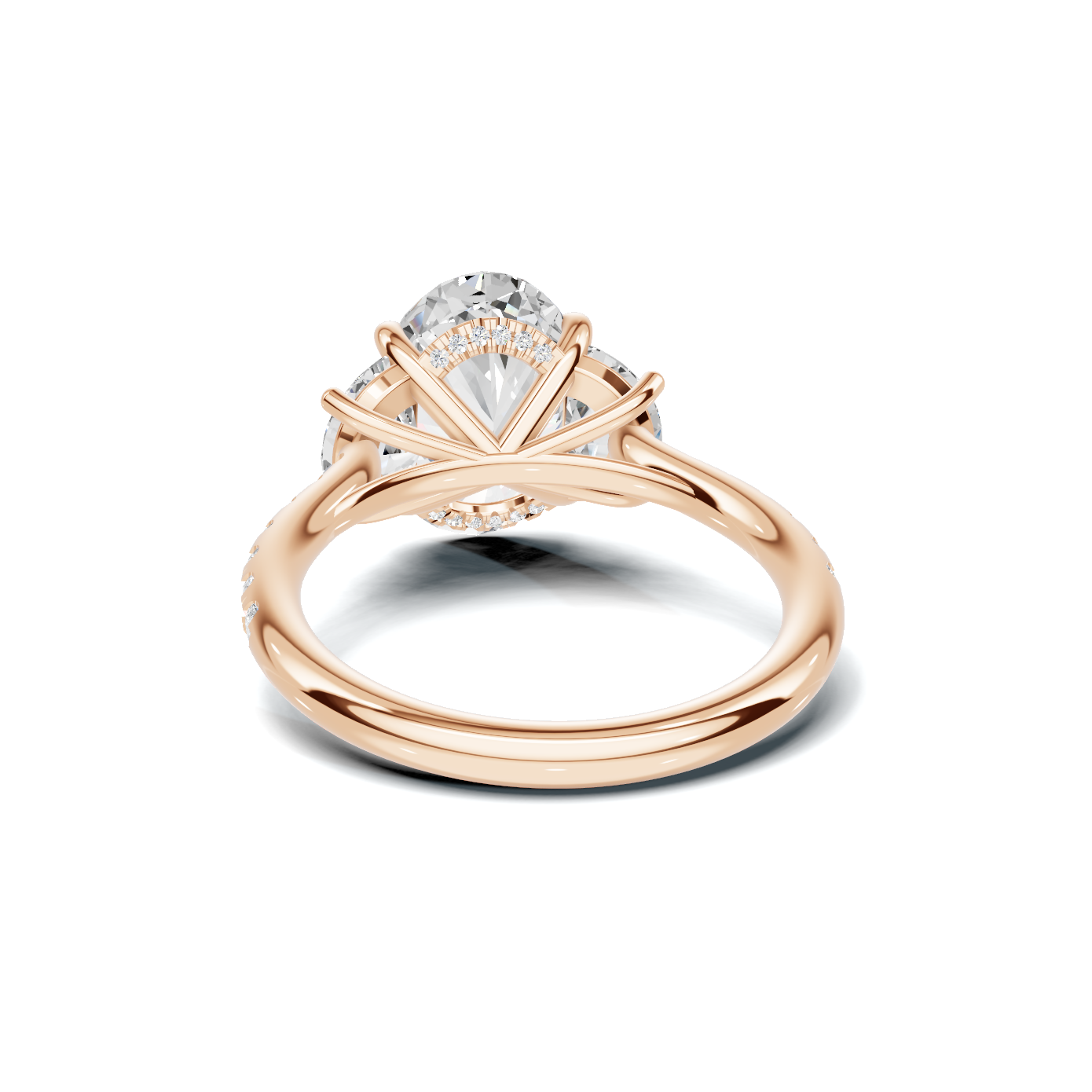 Sophisticated Half Moon Ring