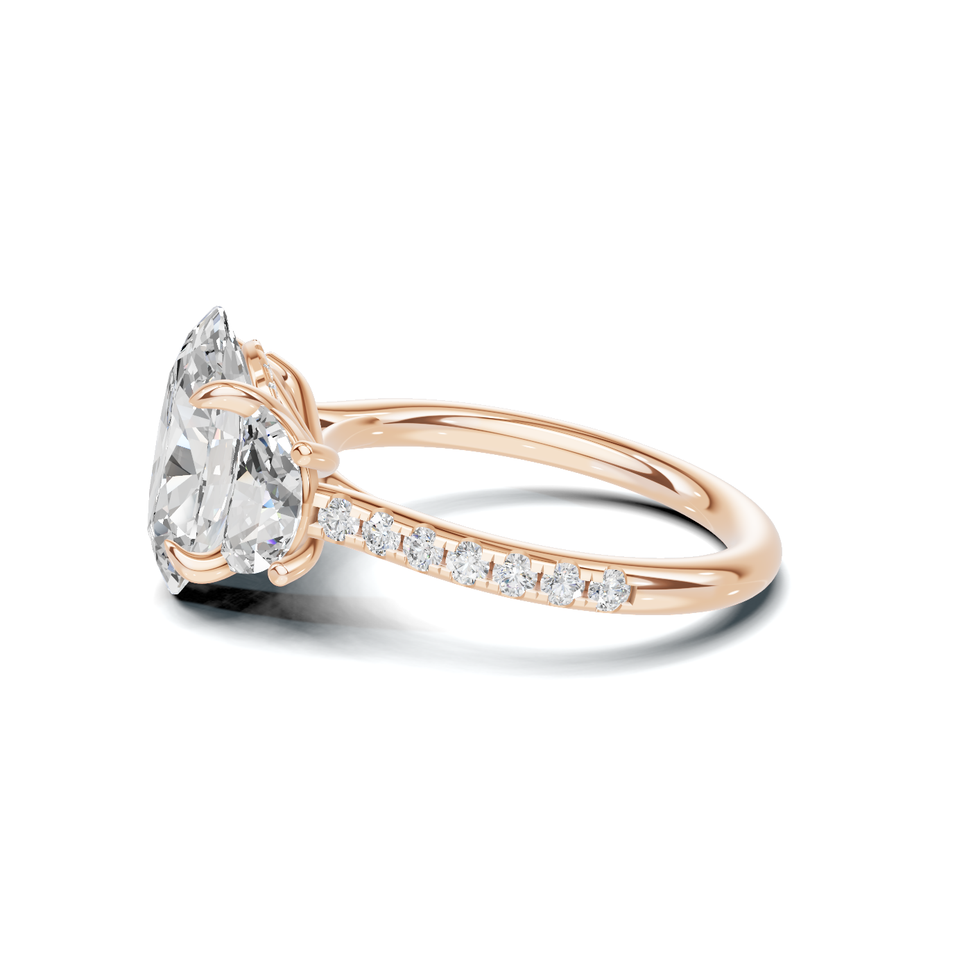 Sophisticated Half Moon Ring