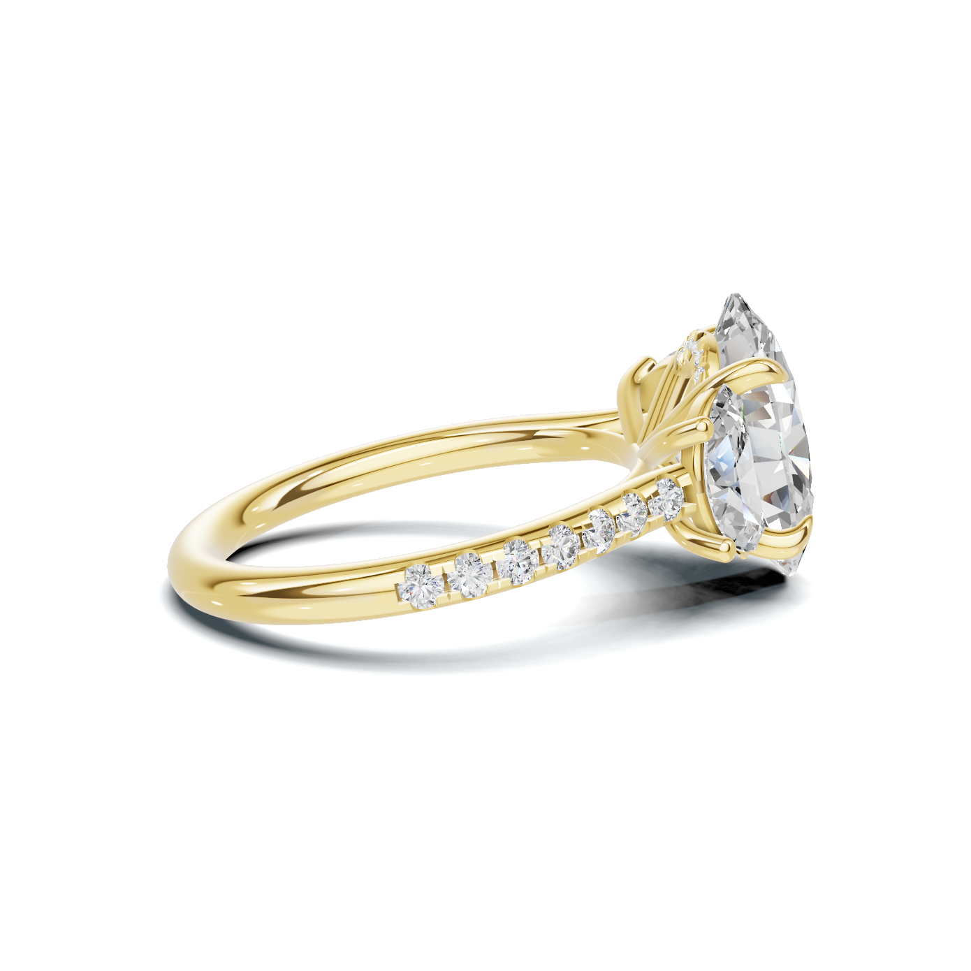 Sophisticated Half Moon Ring