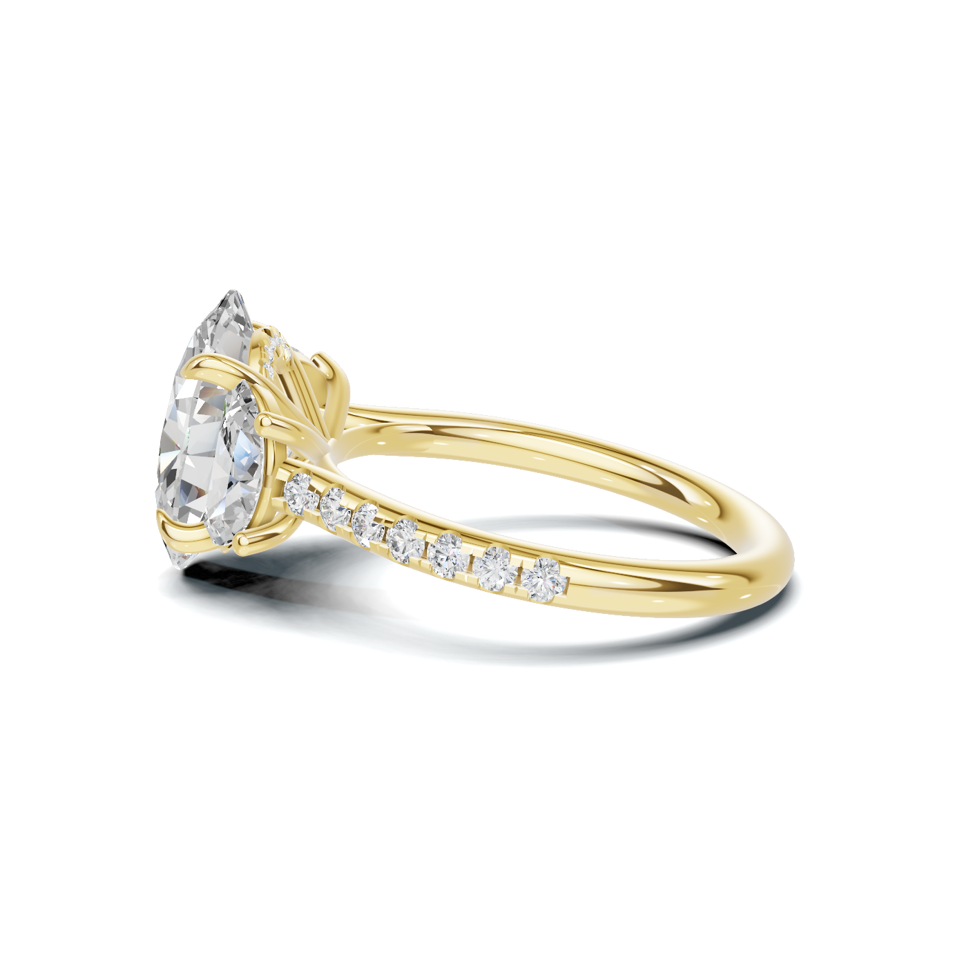 Sophisticated Half Moon Ring