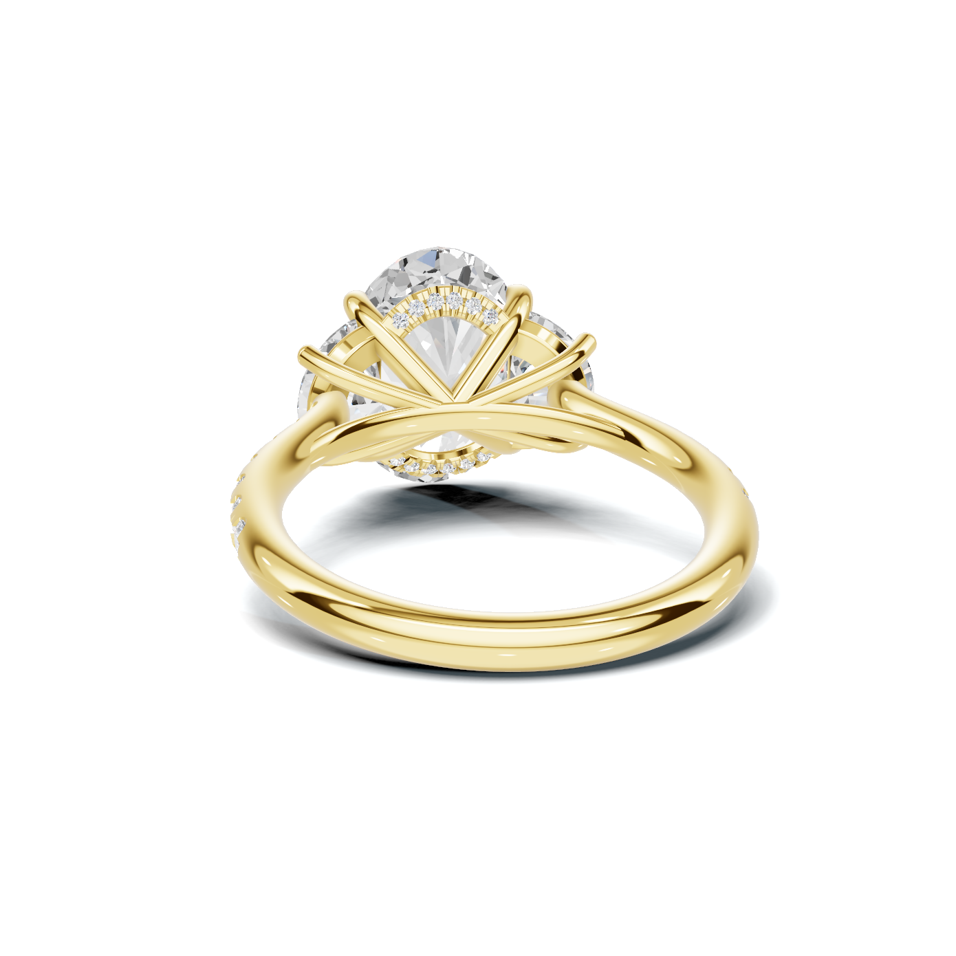 Sophisticated Half Moon Ring