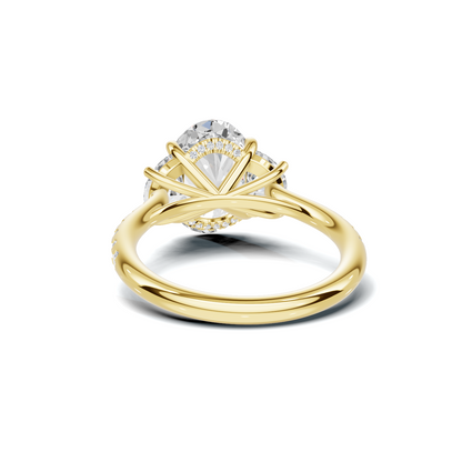 Sophisticated Half Moon Ring