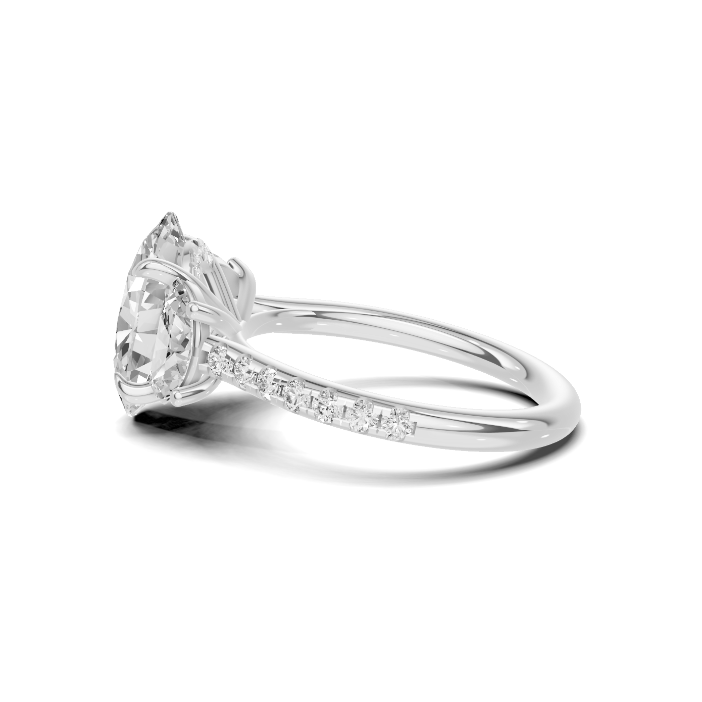 Sophisticated Half Moon Ring
