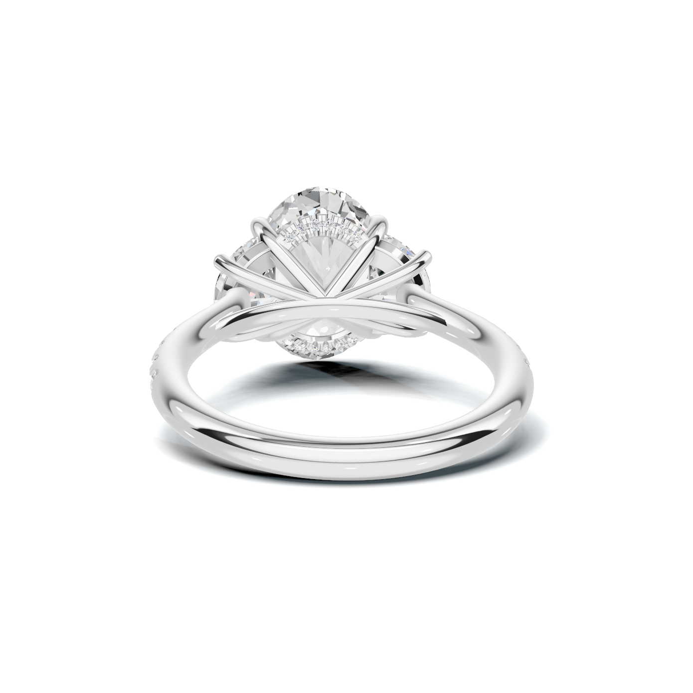 Sophisticated Half Moon Ring