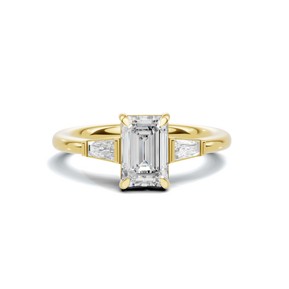 Sophisticated Three Stone Ring