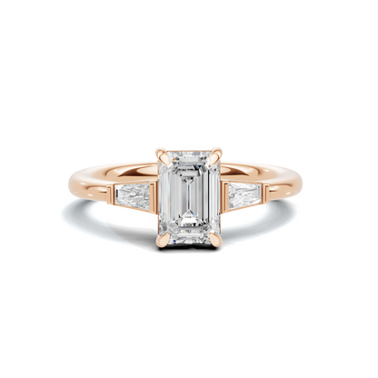 Sophisticated Three Stone Ring
