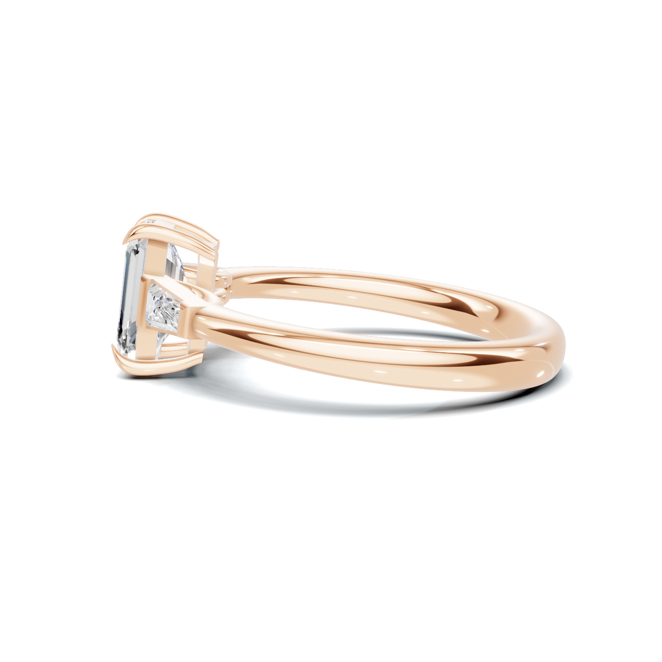 Sophisticated Three Stone Ring